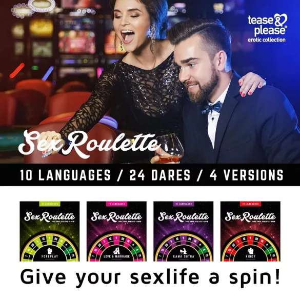 tease & please - Sex Roulette Foreplay - Rulete priekšspēles galda spēle pāriem