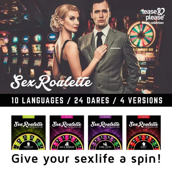 tease & please - Sex Roulette Foreplay - Rulete priekšspēles galda spēle pāriem