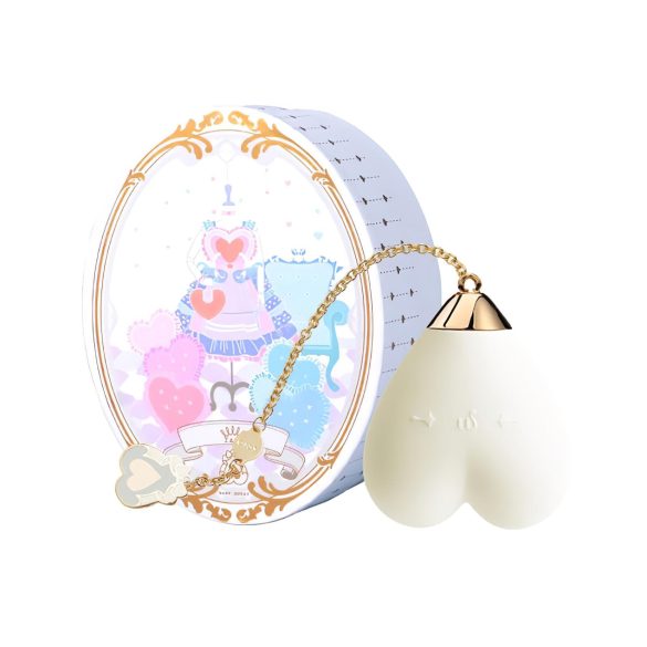 ZALO Baby Heart - inteliģenta ūdensizturīga klitorvibrators (balts)