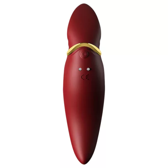 ZALO Hero - uzlādējams, ūdensizturīgs klitora vibrators (sarkans)