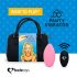 FEELZTOYS biksītes - uzlādējams, bezvadu klitora vibrators (rozā)