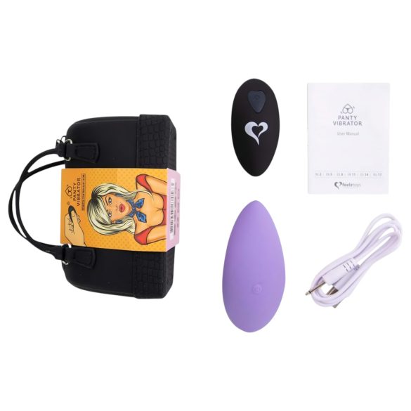 FEELZTOYS Biksīšu - uzlādējams, bezvadu klitora vibrators (violets)
