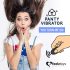 FEELZTOYS Biksīšu akumulatora klitora vibrators ar tālvadību (melns)