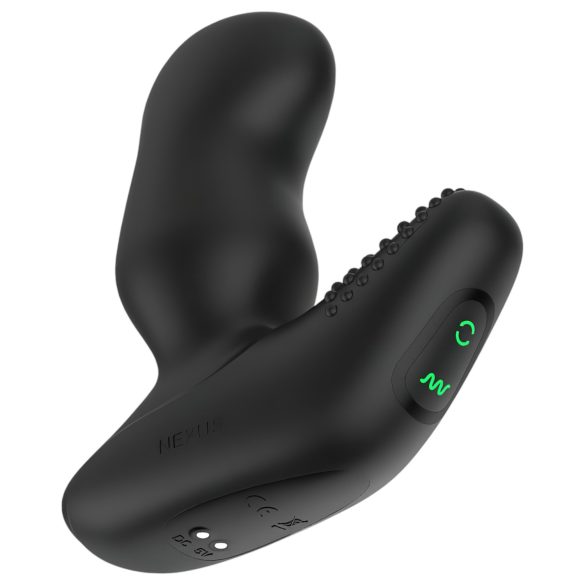 Nexus Revo Extreme - prostatas vibrators ar tālvadību rotējošs melns