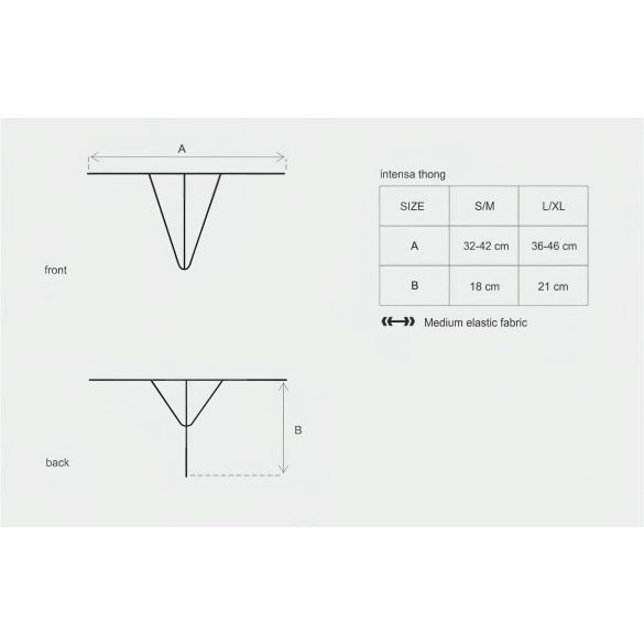 Obsessive sieviešu stringi ar mežģīnēm un siksniņām, melni