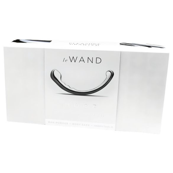 Le Wand - divpusējs dildo no nerūsējošā tērauda sudraba krāsā