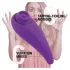 FEELZTOYS 2in1 uzlādējams klitora vibrators violets