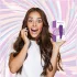 FEELZTOYS 2in1 uzlādējams klitora vibrators violets