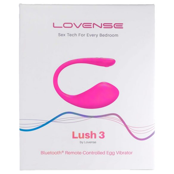 LOVENSE Lush 3 - vibrējoša olveida rotaļlieta ar vadību rozā