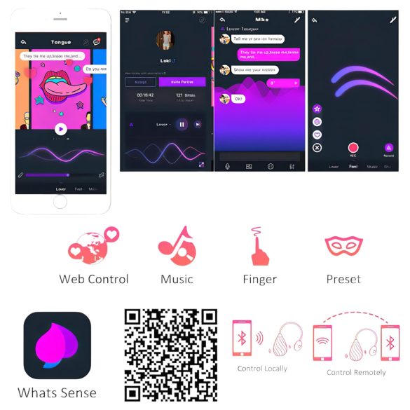 Magic Motion Sundae - vibrējošā olas rotaļlieta ar akumulatoru sarkana