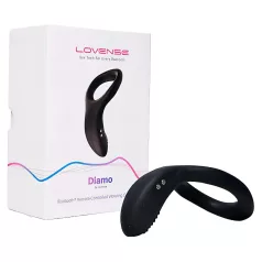   LOVENSE Diamo - gudrs vibrējošs dzimumlocekļa gredzens (melns)
