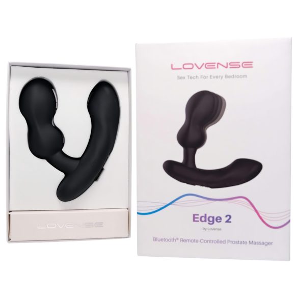 LOVENSE Edge 2 - viedais prostatas vibrators melns