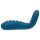 OHMIBOD Bluemotion Nex 3 - gudra, vibrējoša dzimumlocekļa gredzens (zils)