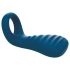 OHMIBOD Bluemotion Nex 3 - gudra, vibrējoša dzimumlocekļa gredzens (zils)