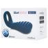 OHMIBOD Bluemotion Nex 3 - gudra, vibrējoša dzimumlocekļa gredzens (zils)
