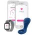 OHMIBOD Bluemotion Nex 3 - gudra, vibrējoša dzimumlocekļa gredzens (zils)