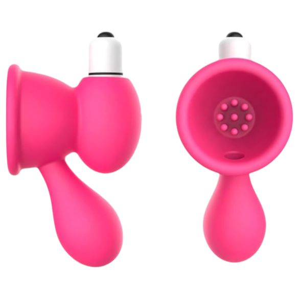 Aixiasia Bobo - krūšu sūkšanas vibrators (rozā)