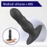 Aixiasia Roy - bezvadu, uzlādējams anālais vibrators (melns)