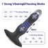 Aixiasia Roy - bezvadu, uzlādējams anālais vibrators (melns)