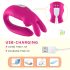 Aixiasia Hera - bezvadu, akumulatora pāru vibrators (rozā)