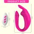 Aixiasia Hera - bezvadu, akumulatora pāru vibrators (rozā)