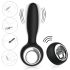 Aixiasia Dylon-Bezvadu anālais vibrators ar akumulatoru (melns)