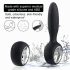Aixiasia Dylon-Bezvadu anālais vibrators ar akumulatoru (melns)