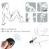 Aixiasia Dylon-Bezvadu anālais vibrators ar akumulatoru (melns)