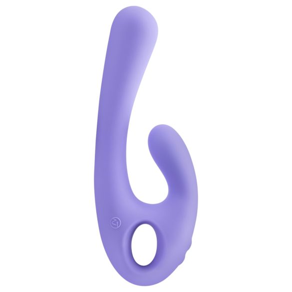 Nomi Tang Flex Bi - akumulators, vibrators ar klitora stimulāciju (violets)