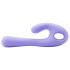 Nomi Tang Flex Bi - akumulators, vibrators ar klitora stimulāciju (violets)