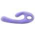 Nomi Tang Flex Bi - akumulators, vibrators ar klitora stimulāciju (violets)