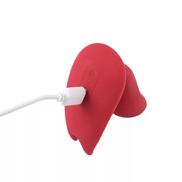 Magic Motion Umi - valkājams, ar lietotni vadāms ievietojams vibrators (sarkans)