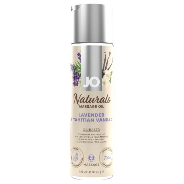 System JO masāžas eļļa - lavanda & vaniļa (120ml)