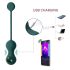 Magic Motion Crystal Duo - inteliģentu geiša bumbiņu komplekts - (zaļš)