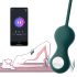 Magic Motion Crystal Duo - kegel bumbiņu komplekts ar aplikāciju zaļš
