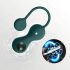 Magic Motion Crystal Duo - inteliģentu geiša bumbiņu komplekts - (zaļš)