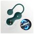 Magic Motion Crystal Duo - Viedā Ģeišas lodīšu komplekts - (zaļš)