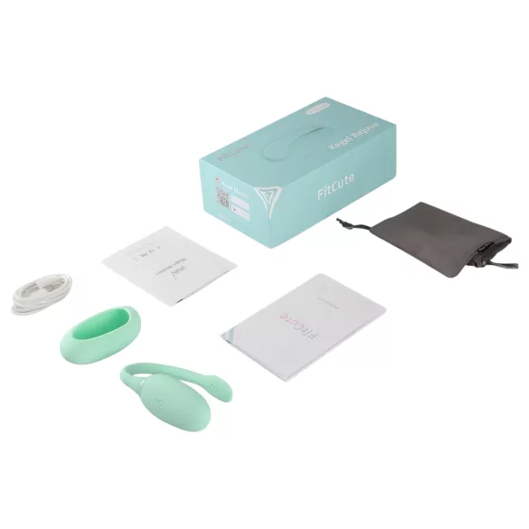 Magic Motion FitCute - lietotnē vadāms vibrējošs geišu bumbiņas (piparmētra)
