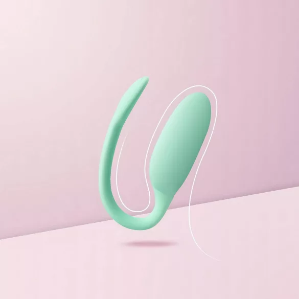 Magic Motion FitCute - lietotnē vadāms vibrējošs geišu bumbiņas (piparmētra)