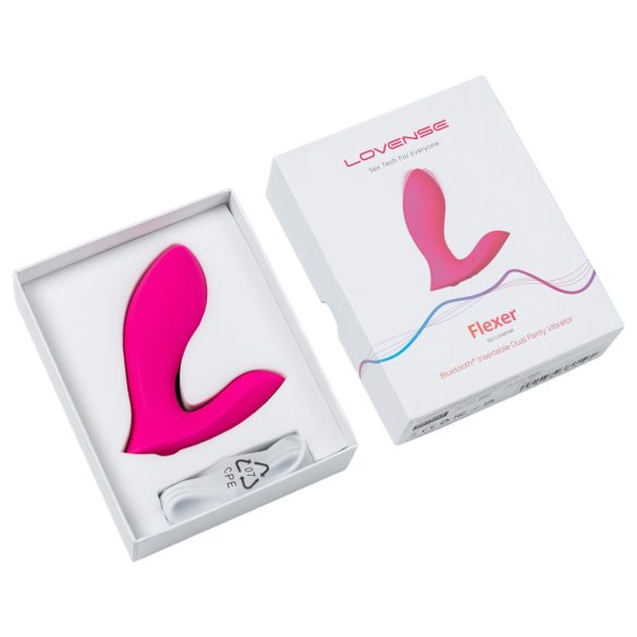 LOVENSE Flexer biksīšu vibrators, uzlādējams 2-in-1, rozā