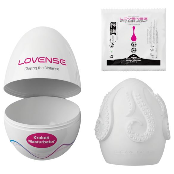 LOVENSE Kraken - balta olu masturbators - 1 gab.