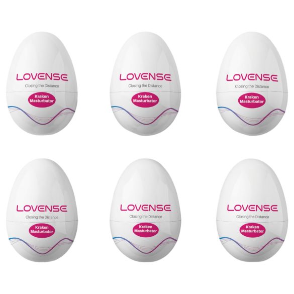 LOVENSE Kraken - olu masturbators - 6gab (balts)
