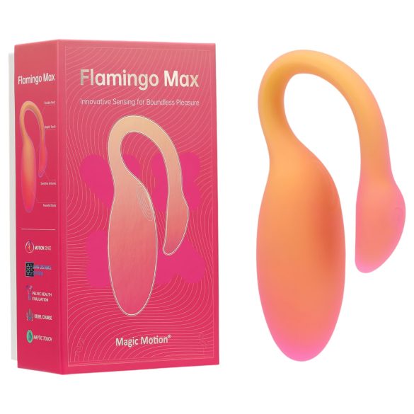 Magic Motion Flamingo Max - gudrais vibrācijas ola (oranža)