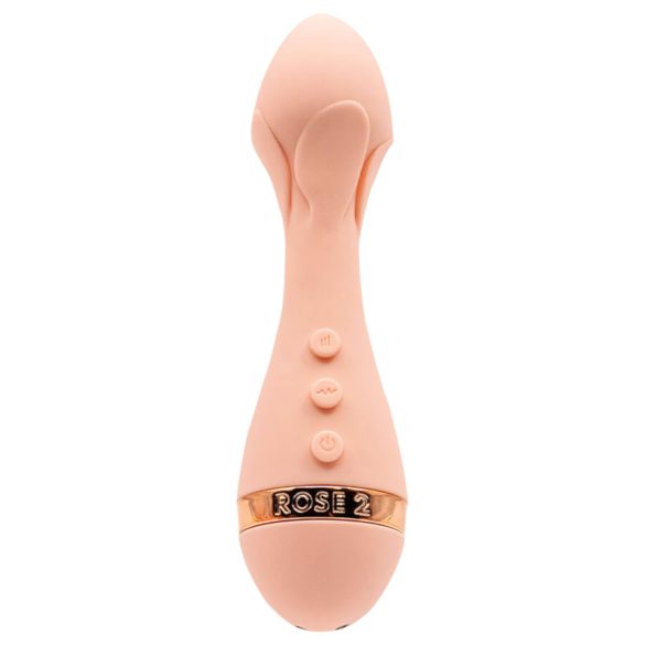 Vush The Rose 2 – akumulators, ūdensdrošs masieris vibrators (rozā)