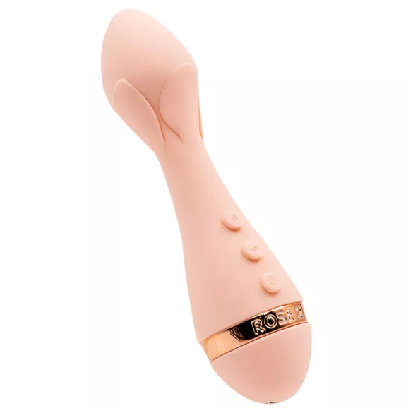 Vush Fleur - uzlādējams, ūdensizturīgs masāžas vibrators (rozā)