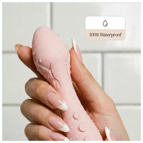 Vush Fleur - uzlādējams, ūdensizturīgs masāžas vibrators (rozā)