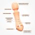 Vush Majesty 2 - ūdensdrošs masieris vibrators (oranžs)