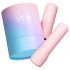 Vush Pop Gloss - akumulators, ūdensdrošs mini vibrators (rozā)