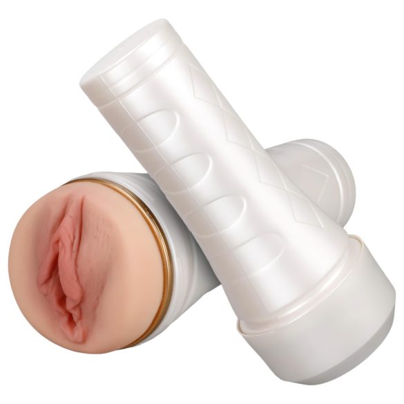 Tracy's Dog 3D Strokers - reālistisks maksts masturbators (balts-dabīgs)