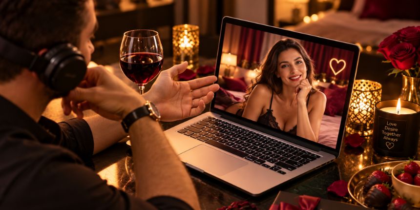 Attālinātiem pāriem pievilkšanās dzīva ar videozvaniem | lovesexshop.lv seksa veikals